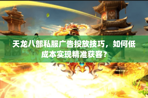 天龙八部私服广告投放技巧，如何低成本实现精准获客？