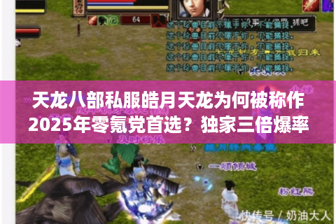 天龙八部私服皓月天龙为何被称作2025年零氪党首选？独家三倍爆率实测