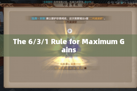The 6/3/1 Rule for Maximum Gains