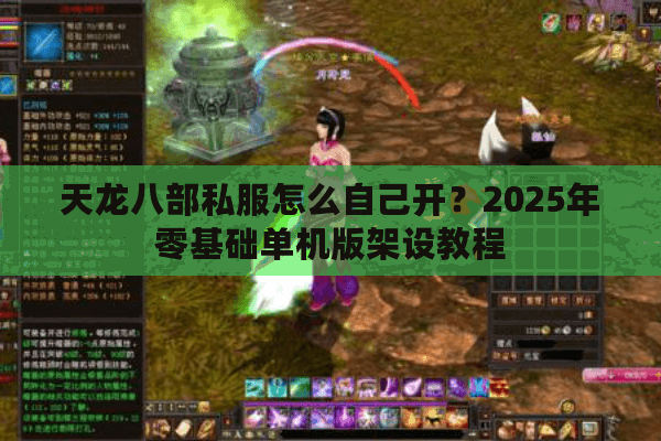 天龙八部私服怎么自己开？2025年零基础单机版架设教程