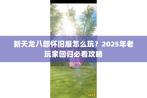 新天龙八部怀旧服怎么玩？2025年老玩家回归必看攻略