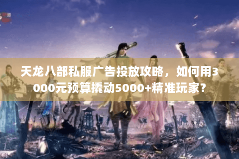 天龙八部私服广告投放攻略，如何用3000元预算撬动5000+精准玩家？