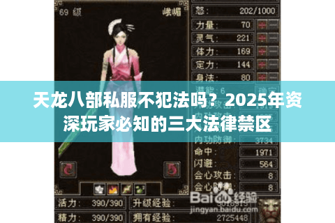 天龙八部私服不犯法吗？2025年资深玩家必知的三大法律禁区