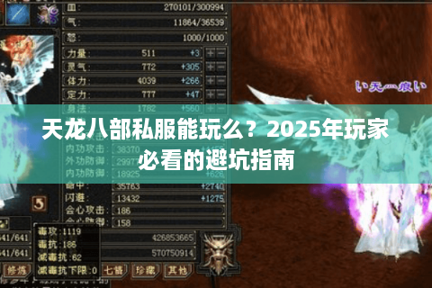 天龙八部私服能玩么？2025年玩家必看的避坑指南