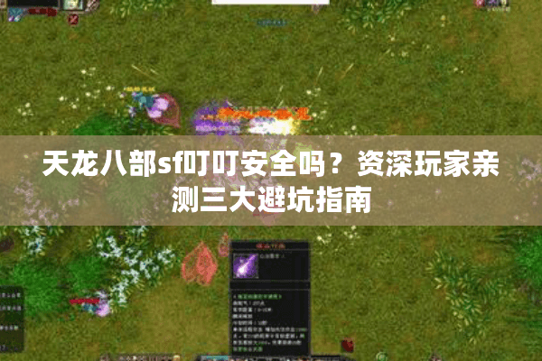 天龙八部sf叮叮安全吗？资深玩家亲测三大避坑指南