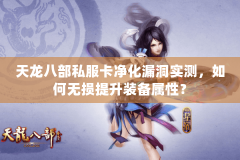 天龙八部私服卡净化漏洞实测，如何无损提升装备属性？