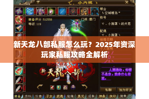 新天龙八部私服怎么玩？2025年资深玩家私服攻略全解析