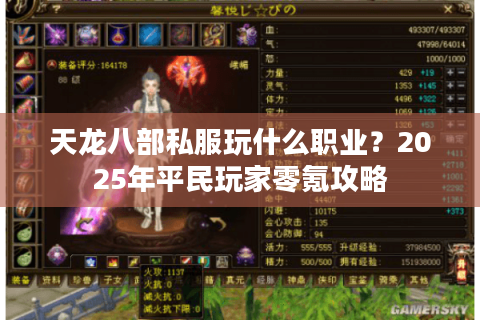 天龙八部私服玩什么职业?2025年平民玩家零氪攻略 天龙八部私服玩什么职业?2025年平民玩家零氪攻略