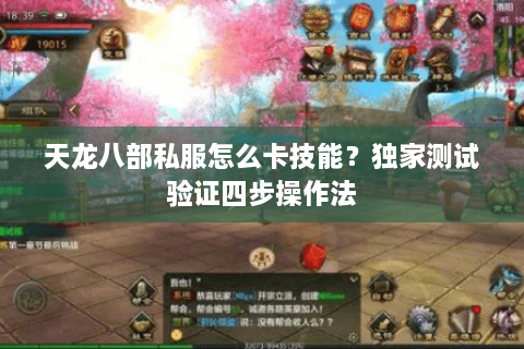 天龙八部私服怎么卡技能?独家测试验证四步操作法 天龙八部私服怎么卡技能?独家测试验证四步操作法