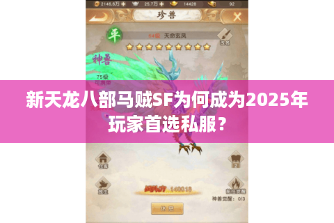 新天龙八部马贼SF为何成为2025年玩家首选私服？