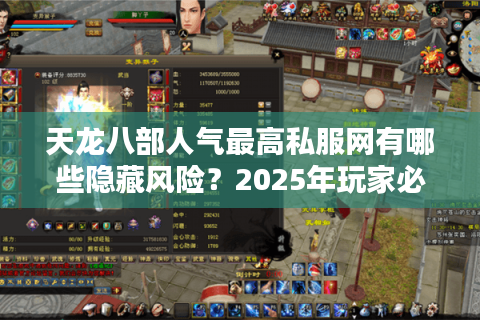 天龙八部人气最高私服网有哪些隐藏风险？2025年玩家必看避坑指南