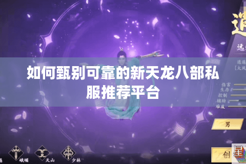 如何甄别可靠的新天龙八部私服推荐平台 如何甄别可靠的新天龙八部私服推荐平台