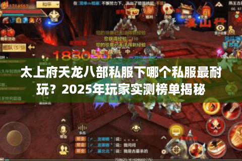 太上府天龙八部私服下哪个私服最耐玩？2025年玩家实测榜单揭秘