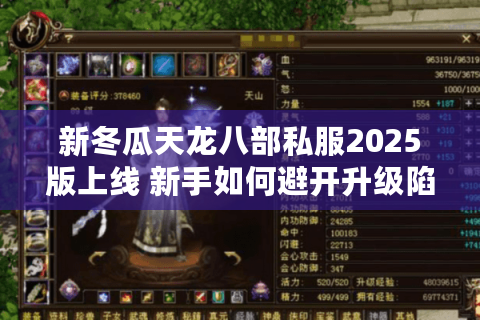新冬瓜天龙八部私服2025版上线 新手如何避开升级陷阱？