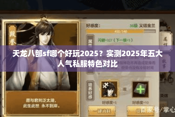 天龙八部sf哪个好玩2025？实测2025年五大人气私服特色对比