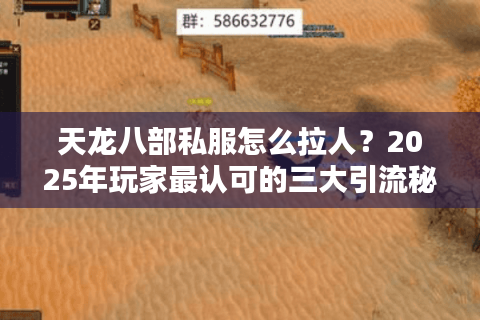 天龙八部私服怎么拉人？2025年玩家最认可的三大引流秘籍