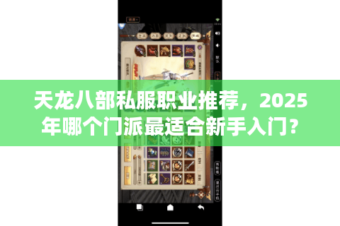 天龙八部私服职业推荐，2025年哪个门派最适合新手入门？
