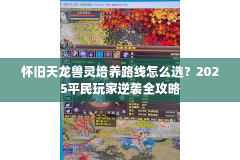 怀旧天龙兽灵培养路线怎么选？2025平民玩家逆袭全攻略
