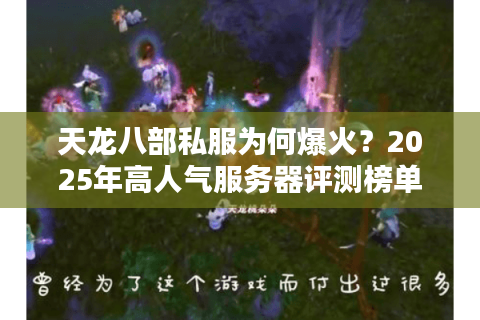 天龙八部私服为何爆火？2025年高人气服务器评测榜单