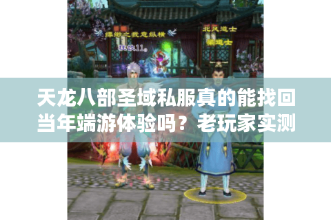天龙八部圣域私服真的能找回当年端游体验吗？老玩家实测避坑指南