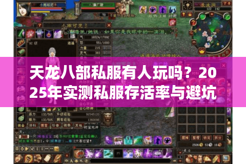 天龙八部私服有人玩吗？2025年实测私服存活率与避坑指南