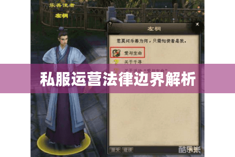 私服运营法律边界解析