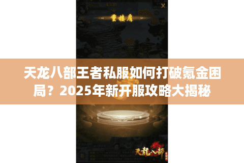 天龙八部王者私服如何打破氪金困局？2025年新开服攻略大揭秘