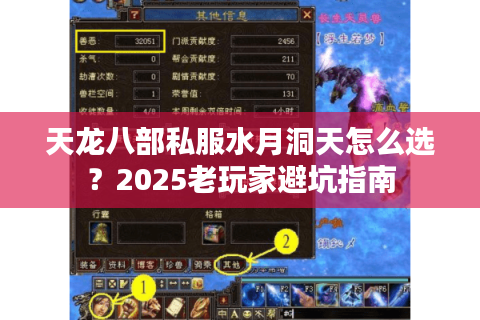 天龙八部私服水月洞天怎么选？2025老玩家避坑指南