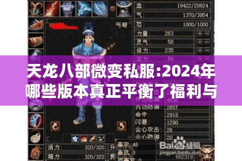 天龙八部微变私服:2024年哪些版本真正平衡了福利与体验?
