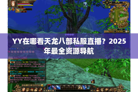 YY在哪看天龙八部私服直播？2025年最全资源导航