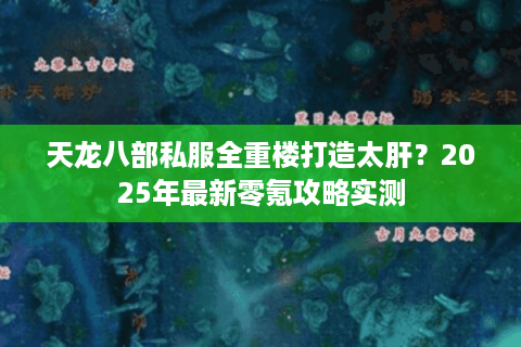 天龙八部私服全重楼打造太肝？2025年最新零氪攻略实测