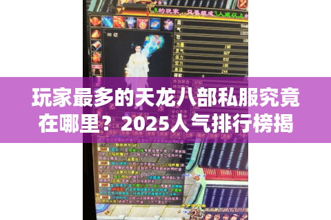 玩家最多的天龙八部私服究竟在哪里？2025人气排行榜揭晓