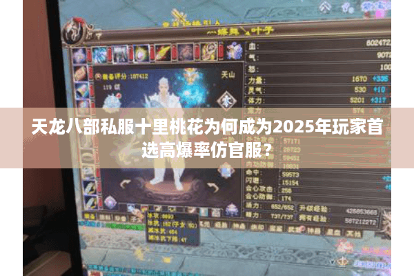 天龙八部私服十里桃花为何成为2025年玩家首选高爆率仿官服？