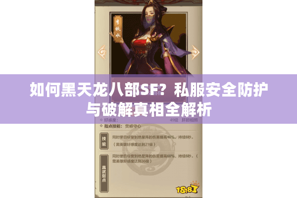 如何黑天龙八部SF？私服安全防护与破解真相全解析
